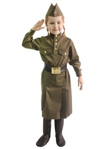 Гимнастерка с юбкой р.152-158 (разм.42) купить девушке военную форму 1943 года