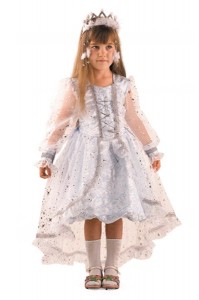 Костюм Принцессы Снежинка - купить детский костюм Снежной Принцессы карнавальный - магазин Серый Волк