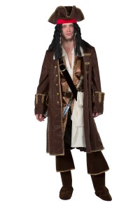 Костюм Джек Воробей, купить взрослый костюм Капитана Пиратов Джека Воробья, интернет-магазин Серый Волк ру