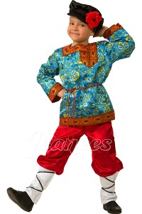 Иванушка народный костюм для мальчика, купить русский народный костюм карнавальный мальчику, магазин Серый Волк ру