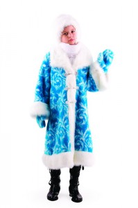 Детский костюм Снегурочки, мех - купить в  магазине Серый Волк
