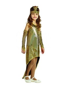 Костюм Змея Золотая - купить детское платье Змеи для девочки на карнавал - магазин Серый Волк