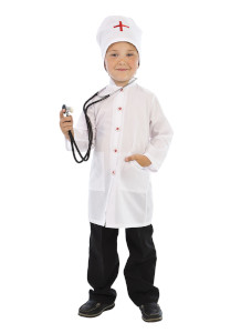 Доктор Айболит р.140-146 купить костюм доктора детский, костюм медсестры