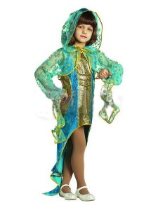 Костюм Морская Змея - купить детское платье Змеи для девочки на карнавал - магазин Серый Волк